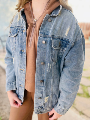 Medium Wash Denim Jacket