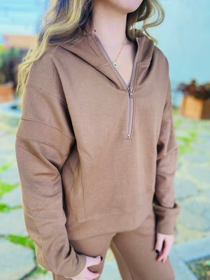 Mocha Knit Loungewear Pullover