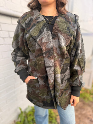 Fur Open Oversized Jacket