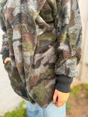 Fur Open Oversized Jacket