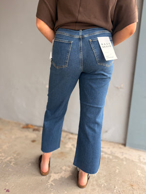 Daze Pleaser High Rise Wide Ankle Jeans