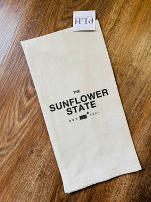 Sunflower State Tea Towel