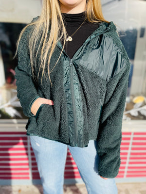 Zip Up Sherpa Jacket