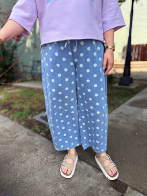 Sewn and Seen Denim Polka Dot Barrels