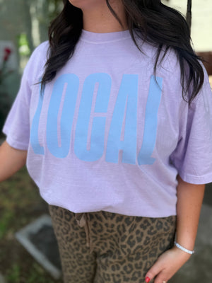 Lavender LOCAL Graphic Top