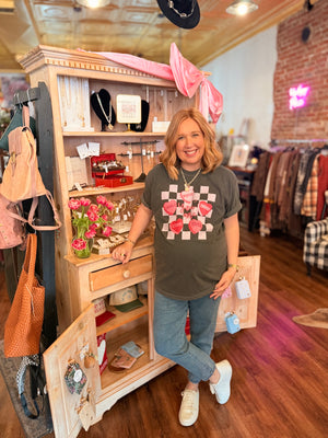 Checkered Mental Health Graphic Tee
