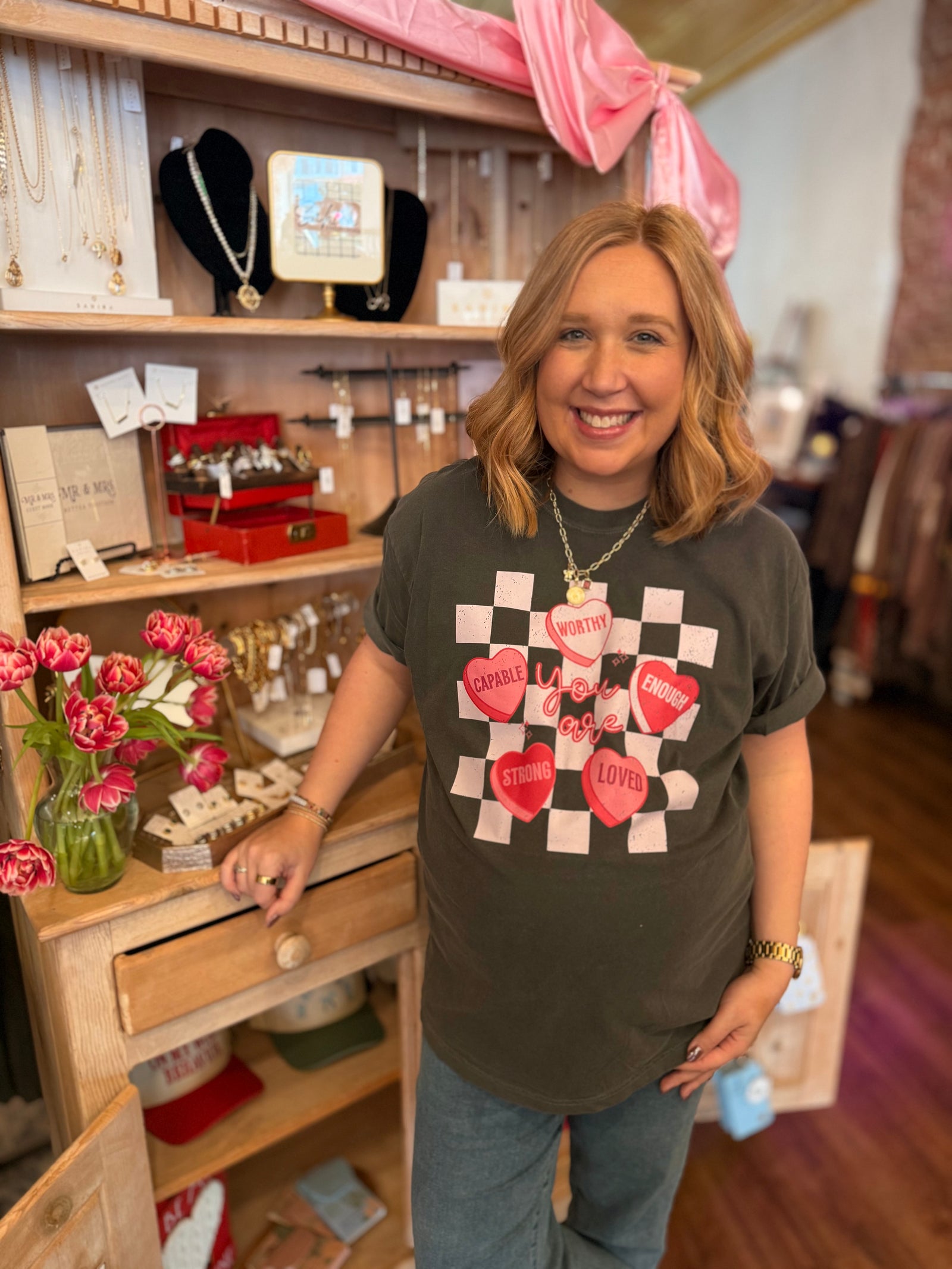 Checkered Mental Health Graphic Tee