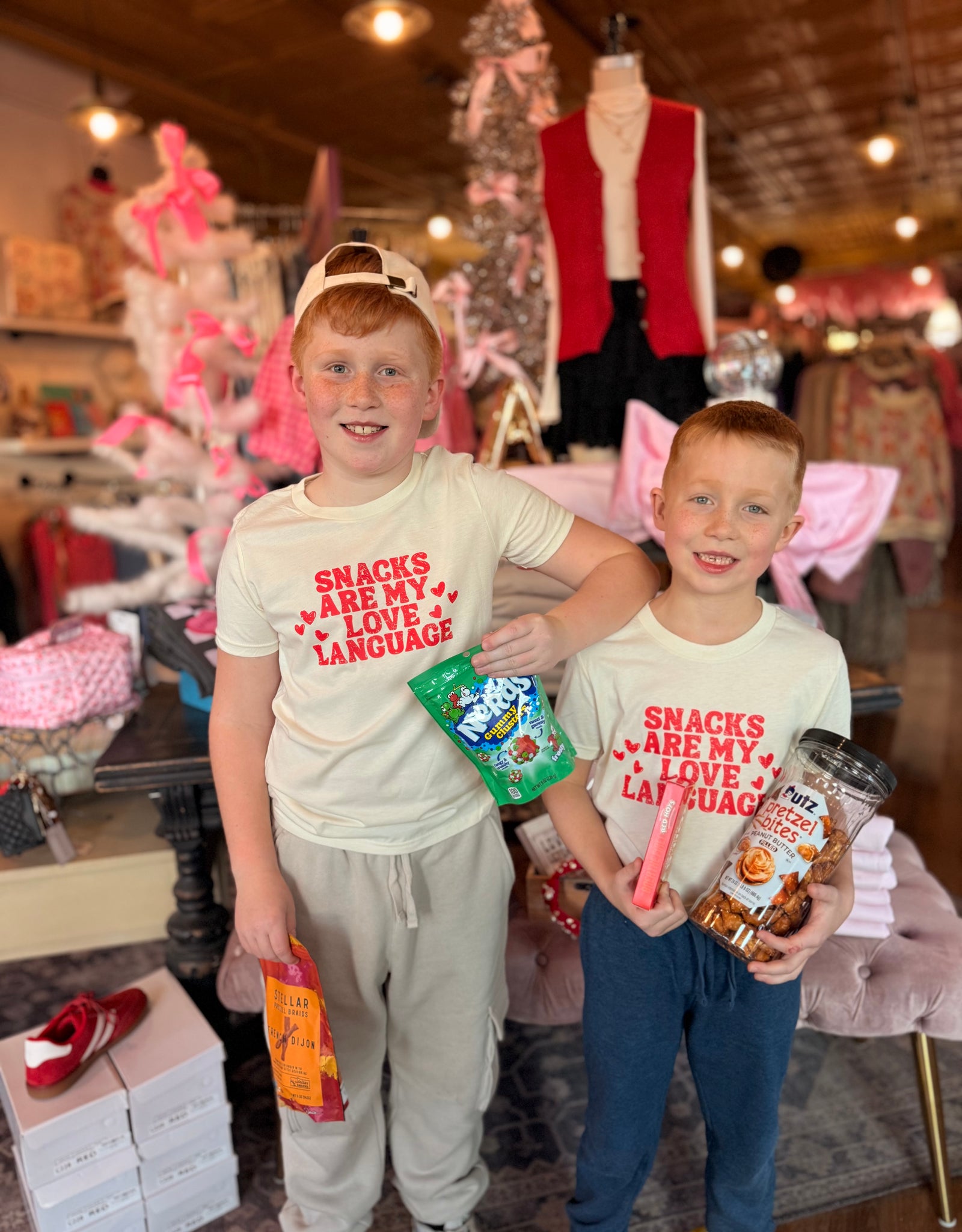 Youth Snacks Are My Love Language Valentine Tee