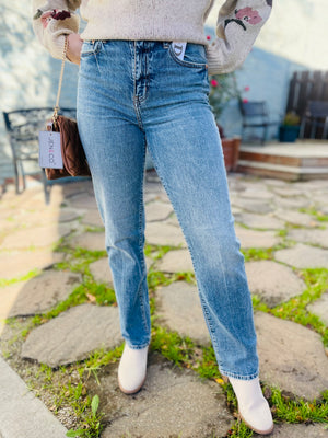 Daze Brooklyn High Rise Vintage Straight Denim