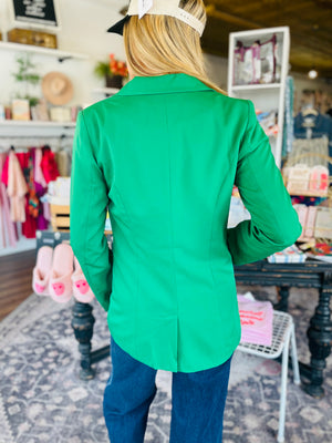 Classic Single Button Blazer