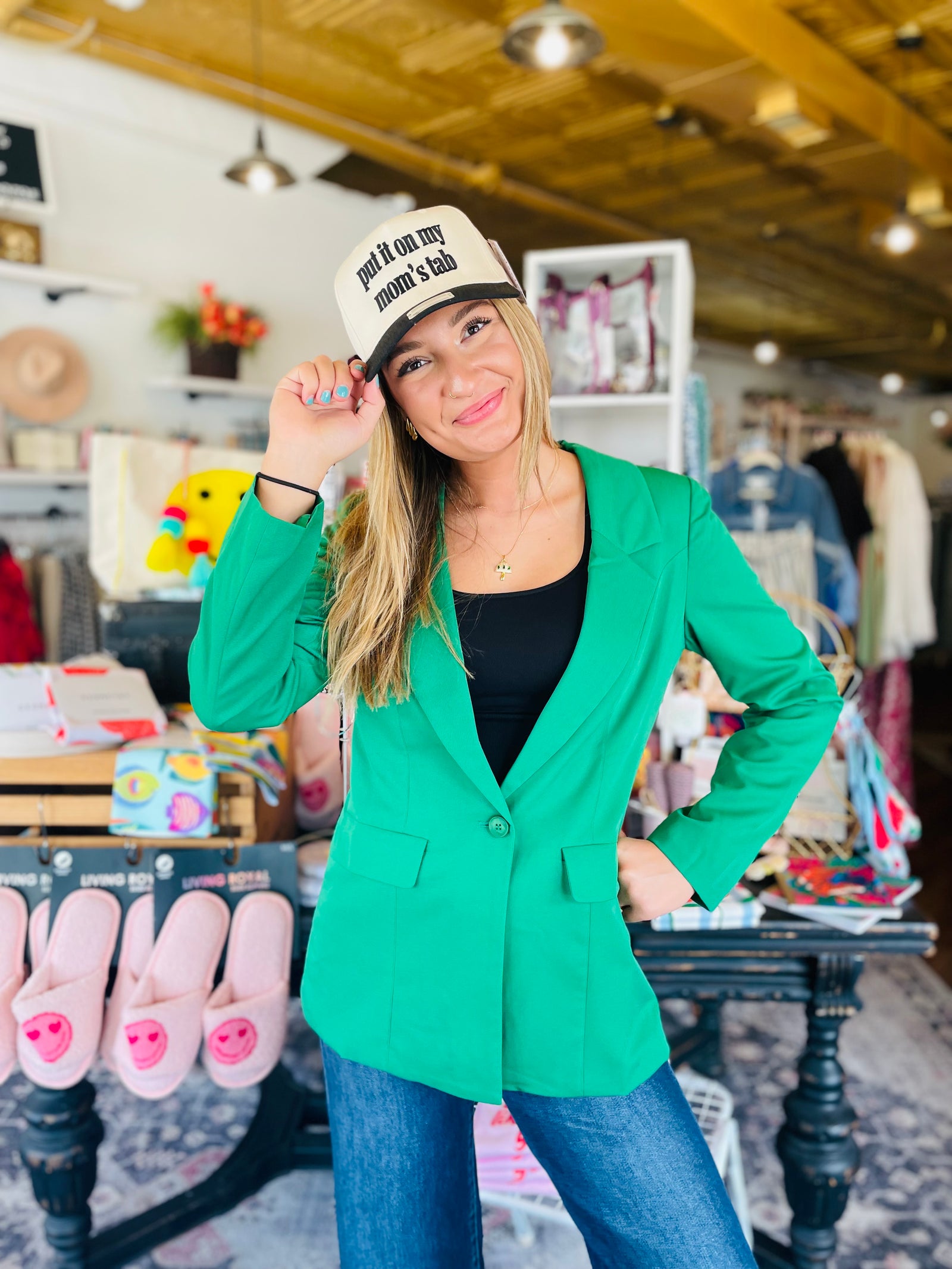 Classic Single Button Blazer