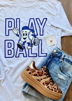 Play Ball Ash Gray Tee