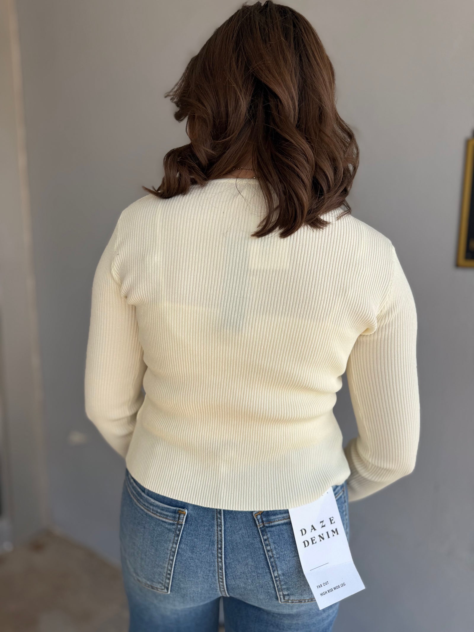 Ivory Floral Embroidered Tie Front Knit Cardigan