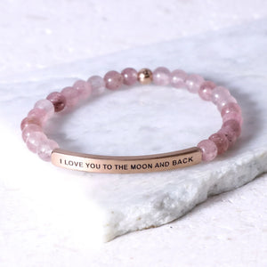 The Inspiration Co Bracelet "I Love You to The Moon and Back"