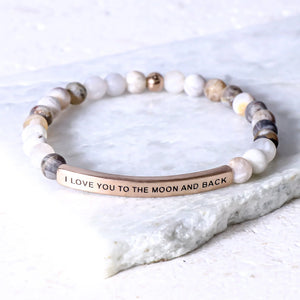 The Inspiration Co Bracelet "I Love You to The Moon and Back"