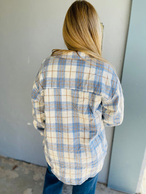 Basic Plaid Jacket