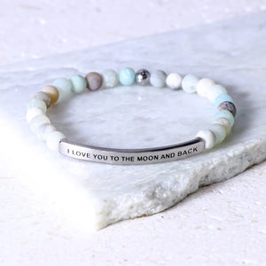 The Inspiration Co Bracelet "I Love You to The Moon and Back"