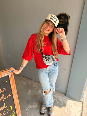 Mono B Oversized Boxy Tee