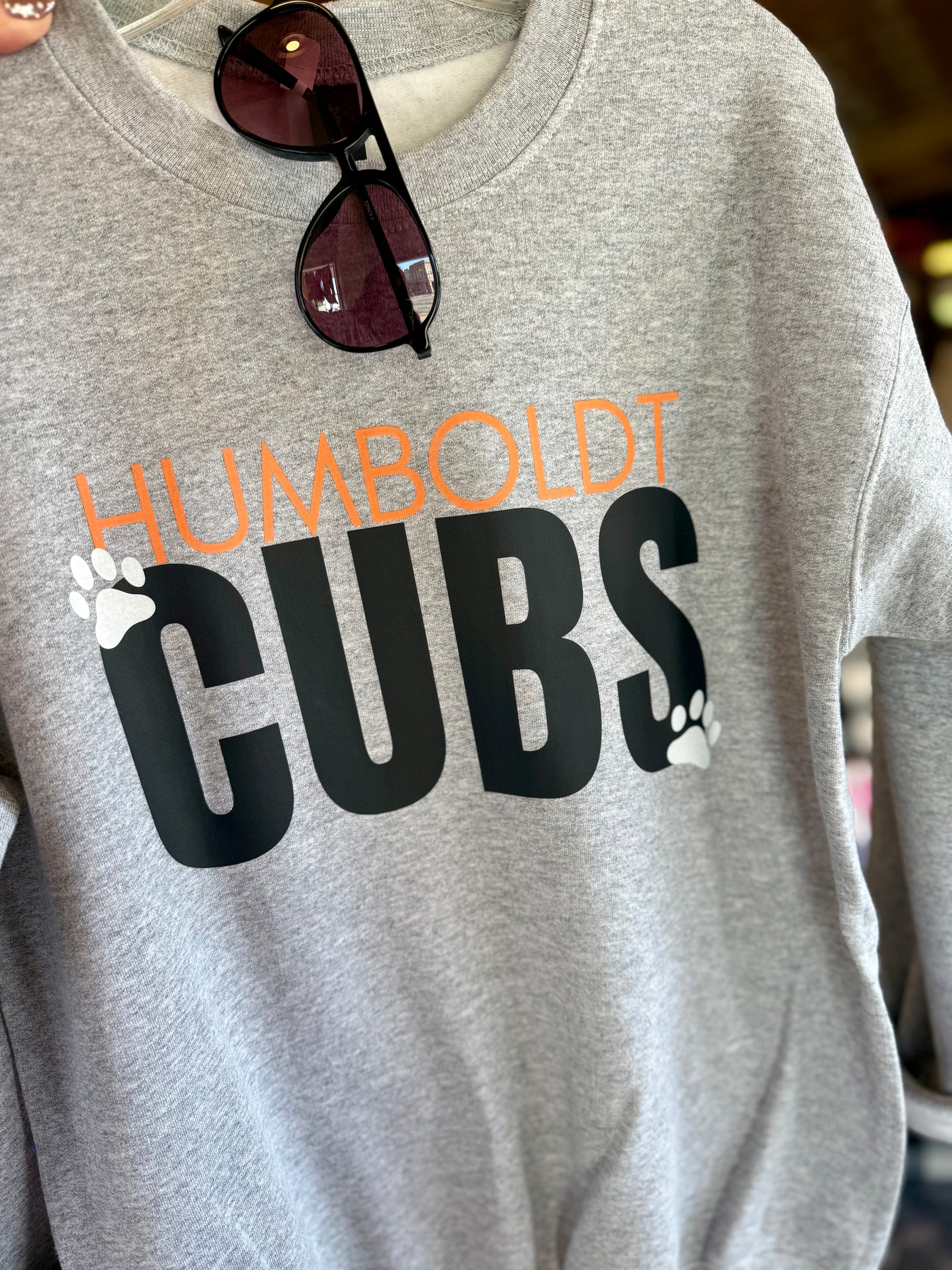 Humboldt Cubs Paw Print Crewneck