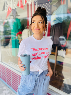 "Barbeque Stain on My White T-shirt" Tee