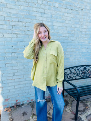 Kiwi Lightweight Button Down Shirt