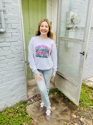 The World Needs You In It Suicide Prevention Graphic Sweatshirt