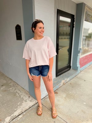 Hyfve Oversized Mineral Wash T-Shirt