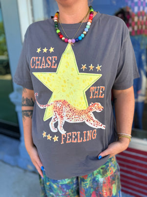 Davi & Dani Chase The Feeling Graphic T-Shirt