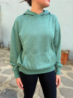 Mono B Sage Burnout Fleece Hoodie
