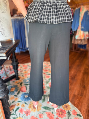Mono B Jacquard Ribbed Tailored Trouser Pants