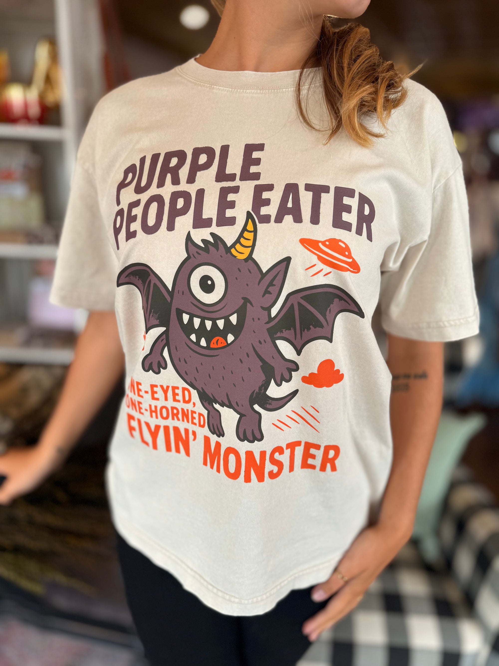 Purple People Eater Graphic T-Shirt