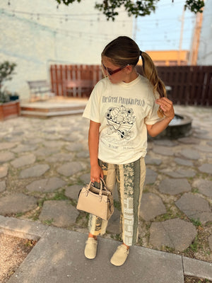 Cream Pumpkin Patch Graphic T-Shirt
