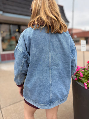 Mono B Boxy Cut Denim Jacket