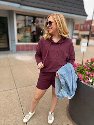 Mono B Dark Plum Everyday Hoodie