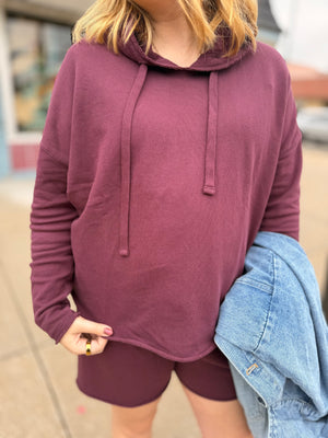 Mono B Dark Plum Everyday Hoodie
