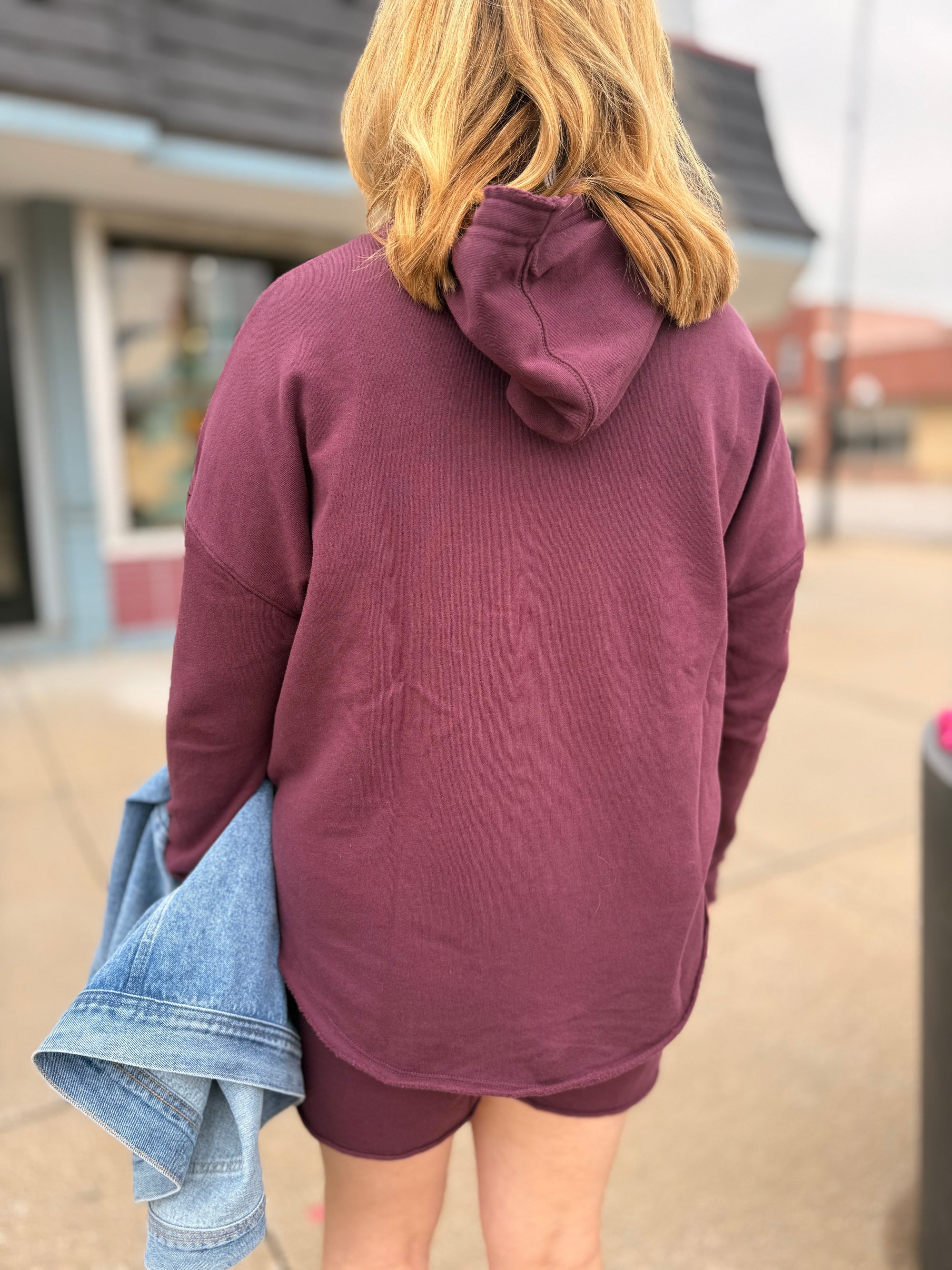 Mono B Dark Plum Everyday Hoodie