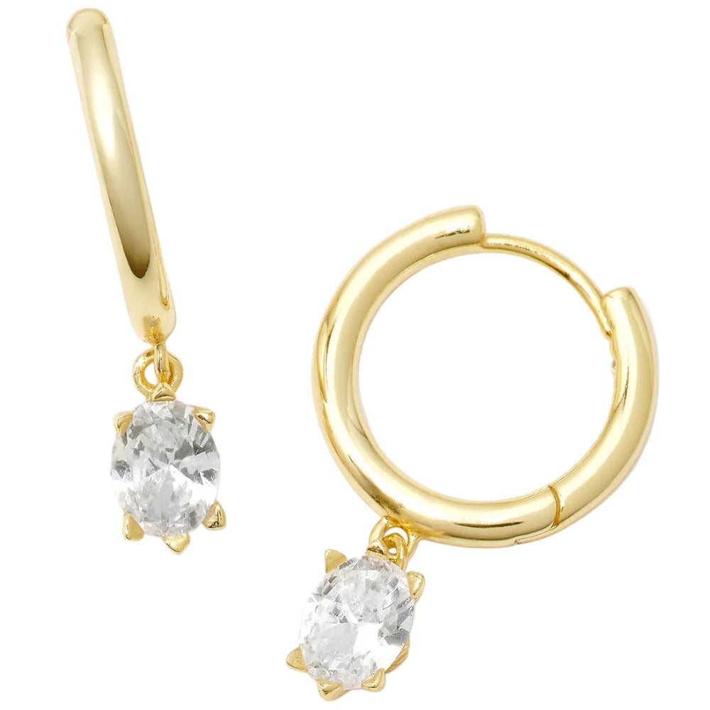 Kendra Scott Cailin Single Stud Huggie Hoops