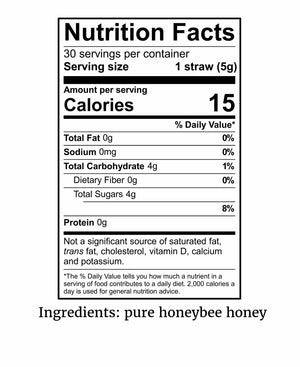 Savannah Bee Company Honey Straws
