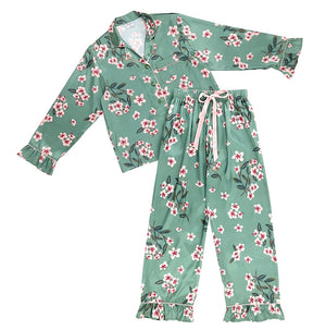 Bella Sleep Full Length Satin Pajama Set