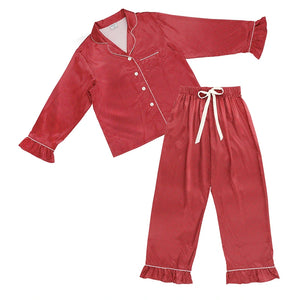 Bella Sleep Full Length Satin Pajama Set
