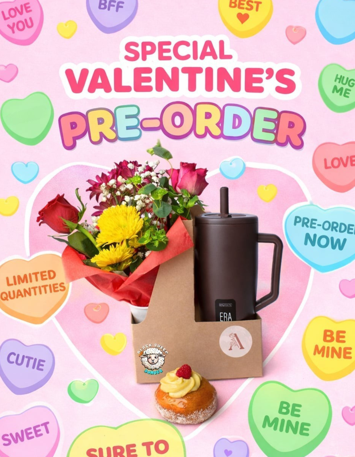 Valentine's Day Pre-Order Audacious x Black Sheep Donuts