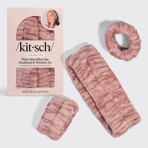 Kitsch Terracotta Spa Headband and Wristlets