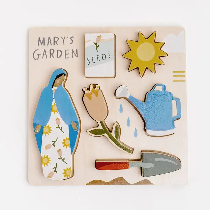 Mary's Garden Wooden Puzzle