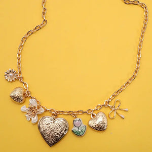 Charm Necklace - Heart Locket