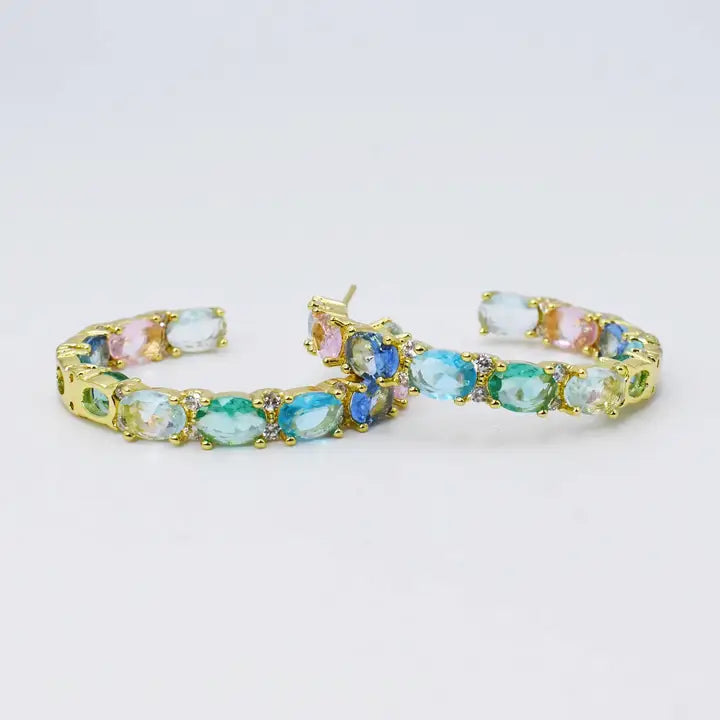 Gold Pastel Dreams Hoop