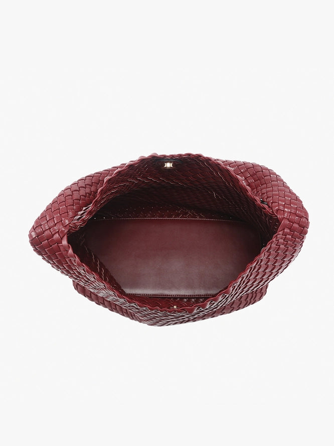 Jen & Co Rachel Woven Slouchy Hobo