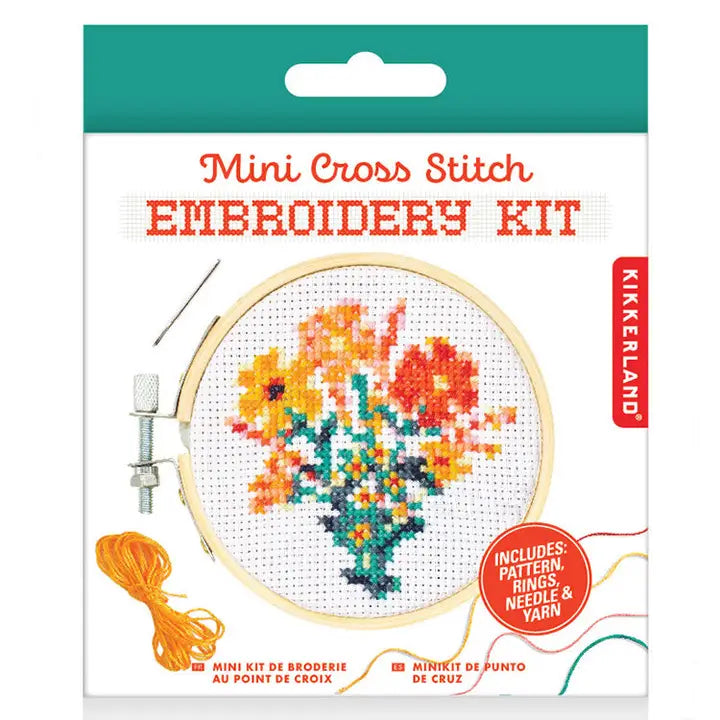 Mini Cross Stitch Embroidery Kit