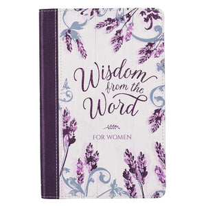 Wisdom from the Word For Women Faux Leather Book