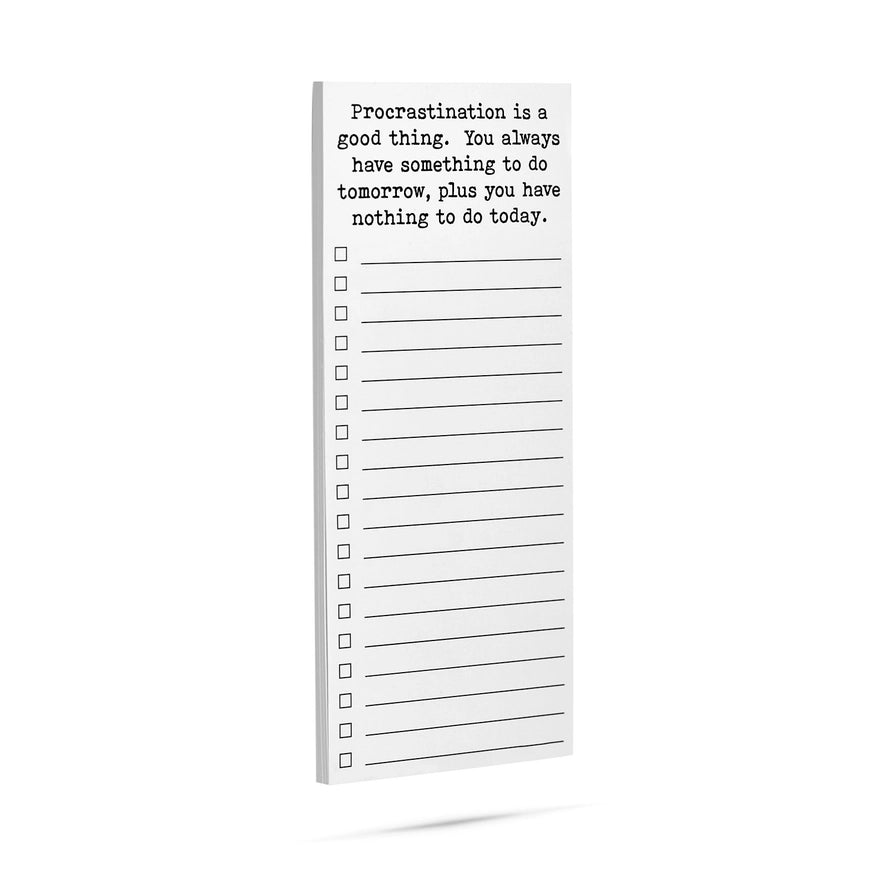 Procrastination Magnetic List Pad