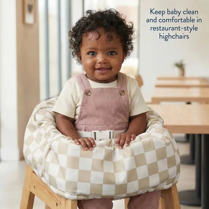 Itzy Ritzy Checkered Itzy Shopping Cart Cover™